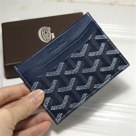 goyard card holder men's.